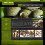 食用菌公司网站模板